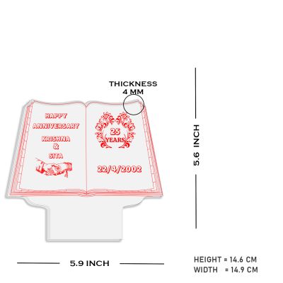 Personalized Anniversary Gift For Husband Wife